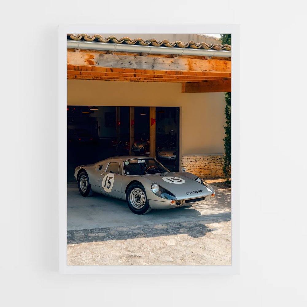 Poster Carrera GTS Garage – affiche Porsche (vue 3)